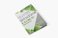 ULOTKI SKŁADANE Z A4 DO A5 BROSZURA 4xA5 1000 szt. 130g PROJEKT GRATIS