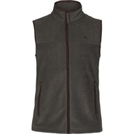 Kamizelka polarowa Woodcock Earl Dark Grey Melange - XXL