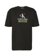 Calvin Klein T-Shirt J30J323759 Czarny Regular L