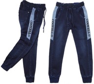 SPODNIE dresowe joggery 541 SWIFT jak jeans 164