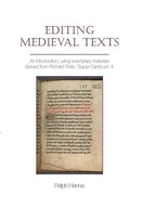 Editing Medieval Texts Hanna Ralph III (Keble