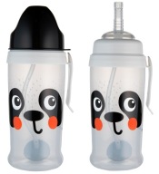 CANPOL KULACS CSŐVEL ÉS SÚLYZÓVAL BabiesBoo Panda 350ml 9m+