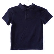 T-shirt Bluzka Polo CHŁOPIĘCA Ciemna Basic F&F roz. 128-134 cm A1403