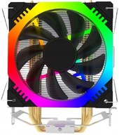 Aktívne chladenie procesora Gembird CPU-HURACAN-RGB-X120