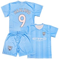 KOMPLET PIŁKARSKI HAALAND MANCHESTER CITY 122 cm STRÓJ SPORTOWY