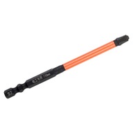 Magnetický špeciálny bit pre plochý krížový skrutkovač 110 mm FPH3, oranžový