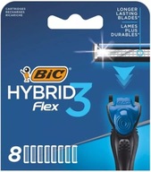 BIC HYBRID 3 FLEX WKŁADY DO MASZYNKI OSTRZA 8 SZT