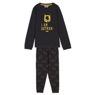 Piżama dla chłopca z motywem Batmana długie rękawy i spodnie 8Y 128 cm