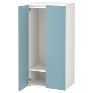 IKEA SMASTAD / PLATSA Skriňa 60x42x123 cm biela/modrá