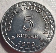 0080 - Indonezja 5 rupii, 1979