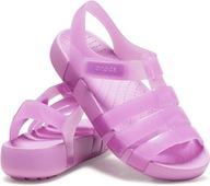 Crocs Isabella Jelly Kids 209837-6WQ różowe sandały sandałki J2 33-34
