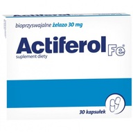 ActiFerol Fe 30 mg železo anémia energetický metabolizmus 30 kapsúl