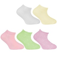 5x Ponožky Dievčenské bavlnené MORAJ 27-30