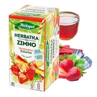 HERBAPOL herbata HERBATKA NA ZIMNO truskawka rabarbar 20 TOREBEK