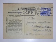 Korespondencja 1936 r. - Zapisz się L.O.P.P Redakcja Kraków do Nowy Sącz