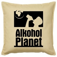 ALKOHOL PLANET poduszka 50x50 prezent