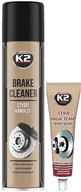 Čistič bŕzd K2 Brake Cleaner 600 ml + K2 K2-CERA BREAK GREASE MAZIVO NA PIEST 100ML
