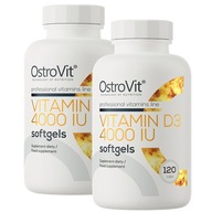 OstroVit Vitamín D3 4000 IU 120 kaps Vitamín slnka pre imunitu