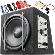 SKRZYNIA BASOWA AKTYWNA SUBWOOFER WZMACNIACZ KABLE BLAUPUNKT DO SAMOCHODU