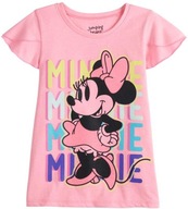 DISNEY MYSZKA MINNIE bluzka koszulka NEON 122 NOWA