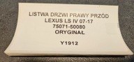 moulding door right front LEXUS LS IV 07-17 original 75071-50080