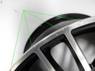 PORSCHE CAYENNE 9Y0 E3 TURBO design disk disk 10Jx22 ET48 5x130 QO1