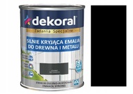 DEKORAL SMALT EMAKOL STRONG 0,9L ČIERNY LESK