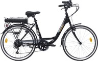 Elektrický mestský bicykel 26 Batožinový priestor Dámske svetlá Podpora 3 Režimy