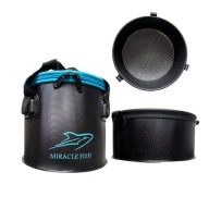Чудо коробка EVA FISHING BUCKET WITH STRAIN black