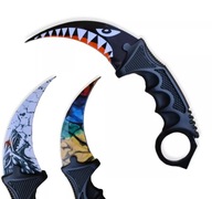 NÓŻ KARAMBIT CARAMBIT CS:GO PAZUR MIX KOLOR POKROWIEC 19,5CM