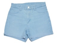 H&M DENIM krótkie spodenki jeansowe klasyczne dziewczęce 152-158 XS