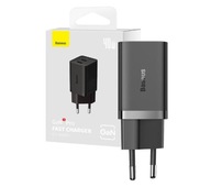 Ładowarka sieciowa uniwersalna Baseus GaN5 40W 2x USB-C Czarna