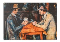 Drevené puzzle A3 Cezanne Kartoví hráči