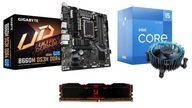 Zestaw Intel i5-12400 + GIGABYTE B660M + 16GB 3200