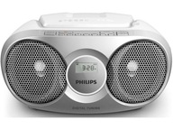 Radioodtwarzacz PHILIPS AZ215S CD DAB+ Srebrny