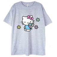 Tričko Hello Kitty kvety mačka tričko 146 152