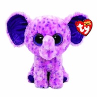 TY Beanie Boos Plyšová sova Eva Růžová Fialová