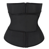 PAS WYSZCZUPLAJĄCY FITNESS GORSET TALII MODELUJĄCY CZARNY S