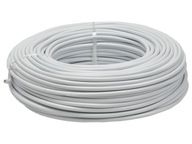 Przewód kabel warsztatowy OWY 3x4mm2 H05VV-F linka biały ELEKTROKABEL 100m