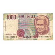 Banknot, Włochy, 1000 Lire, Undated (1990), KM:114