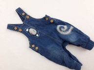 MOTHERCARE a'la jeans SPODNIE ogrodniczki _ 66cm