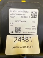 Mercedes EQS W297 cap front Led A2979064600
