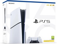 Konsola Sony PlayStation 5 Slim 1TB CFI-2016 White Biała D Chassis Blue ray