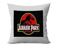 PODUSZKA PERSONALIZOWANA JURASSIC PARK FILMY IMIE GRATIS WZORY