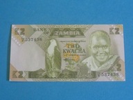 Zambia Banknot 2 Kwacha 1980-88 P-24c UNC Orzeł