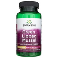 Swanson Novozélandská lyofilizovaná zelená mušle 500 mg 60 kapsúl