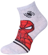 Sivé detské ponožky Spider-Man 26.5-30.5
