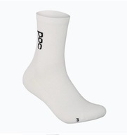 Skarpety rowerowe POC SOLEUS LITE Sock Mid L 43-45 k/ biały