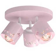 LÁNY MENNYEZETI LÁMPA LED CSILLÁR E27 RÓZSASZÍN