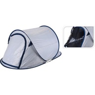 Namiot plażowy 2 osobowy Tent Pop Up Redcliffs biało niebieski 220x120x90cm
